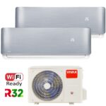 Aer Conditionat MULTISPLIT VIVAX ACP-14COFM40AERI / 2x ACP-09CH25AERI SILVER Dublu Split Inverter - imagine 5