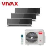 Aer Conditionat MULTISPLIT VIVAX ACP-27COFM79AERI / 3x ACP-12CH35AERI SILVER MIRROR Triplu Split Inverter - imagine 4