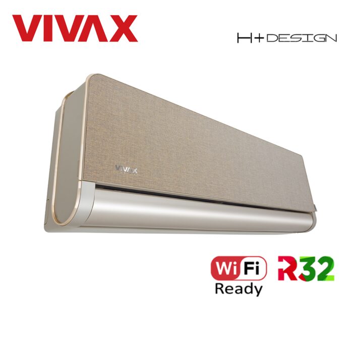 Aer Conditionat VIVAX H+Design ACP-12CH35AEHI+ Gold Wi-Fi Ready R32 Inverter 12000 BTU/h - imagine 5