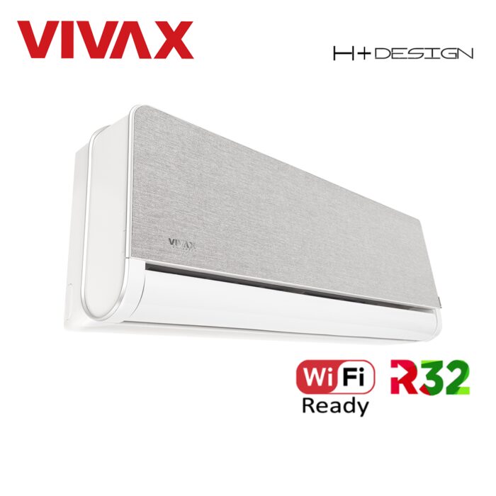Aer Conditionat VIVAX H+Design ACP-12CH35AEHI+ Silver Wi-Fi Ready R32 Inverter 12000 BTU/h - imagine 4