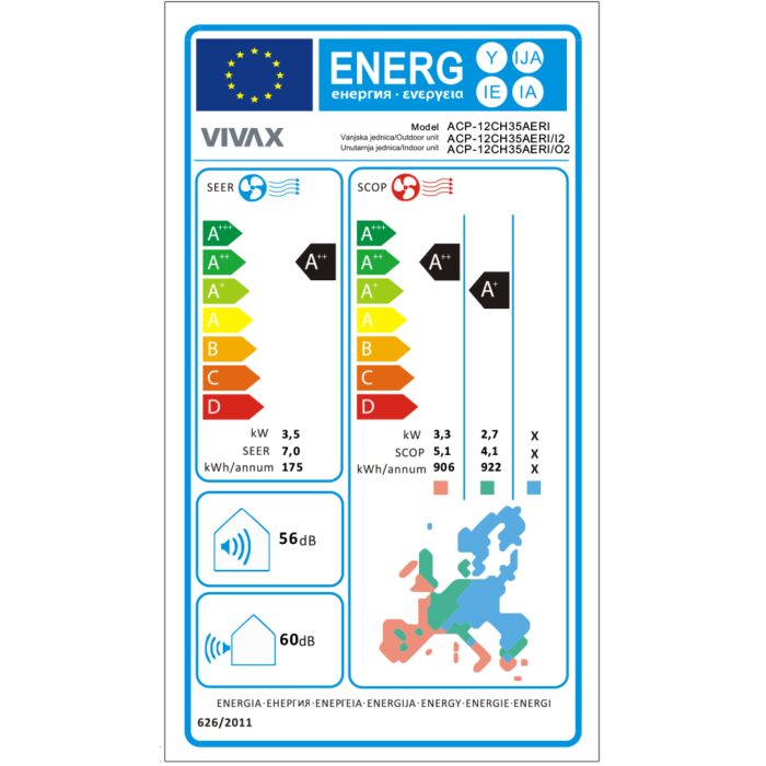 Aer Conditionat VIVAX R-Design ACP-12CH35AERI SILVER MIRROR Wi-Fi Ready R32 Inverter 12000 BTU/h - imagine 6