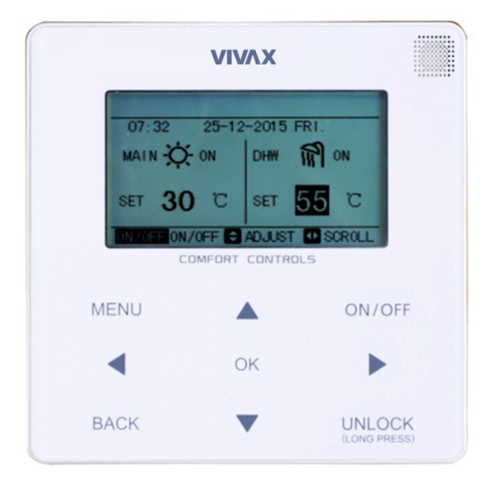 Pompa de Caldura Aer-Apa Monobloc Vivax HPM-34CH100AERIs1H3 R32 - 10 kW, Booster 230V - imagine 3