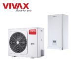 Pompa de Caldura Aer-Apa Vivax HPS-34CH100AERI/O1s / HPS-84HM100AERI/I3H9s R32 - 10 kW, Booster 380V